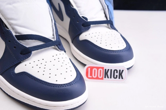 1st Kicks Shoes 1 Jordan High OG 555088-140 Retro Obsidian Air 0815